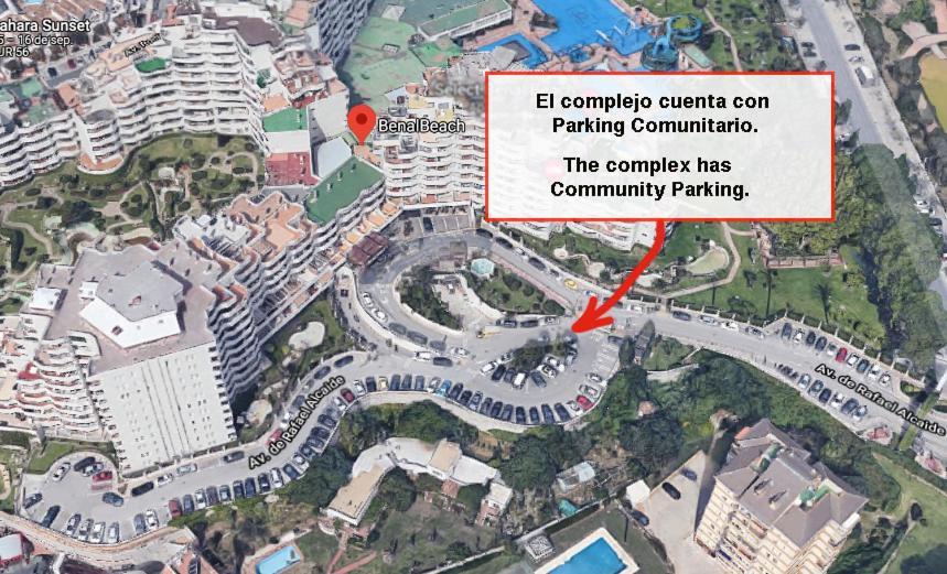 Benal beach suite, estudio con parque acuático y vistas al mar. Benalmádena Exterior foto