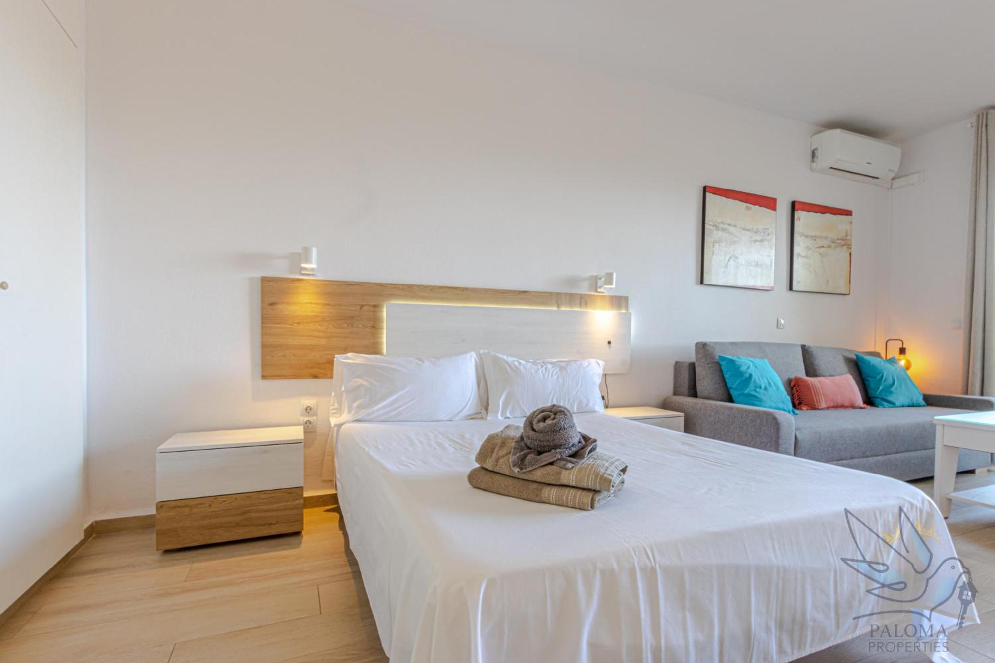 Benal beach suite, estudio con parque acuático y vistas al mar. Benalmádena Exterior foto